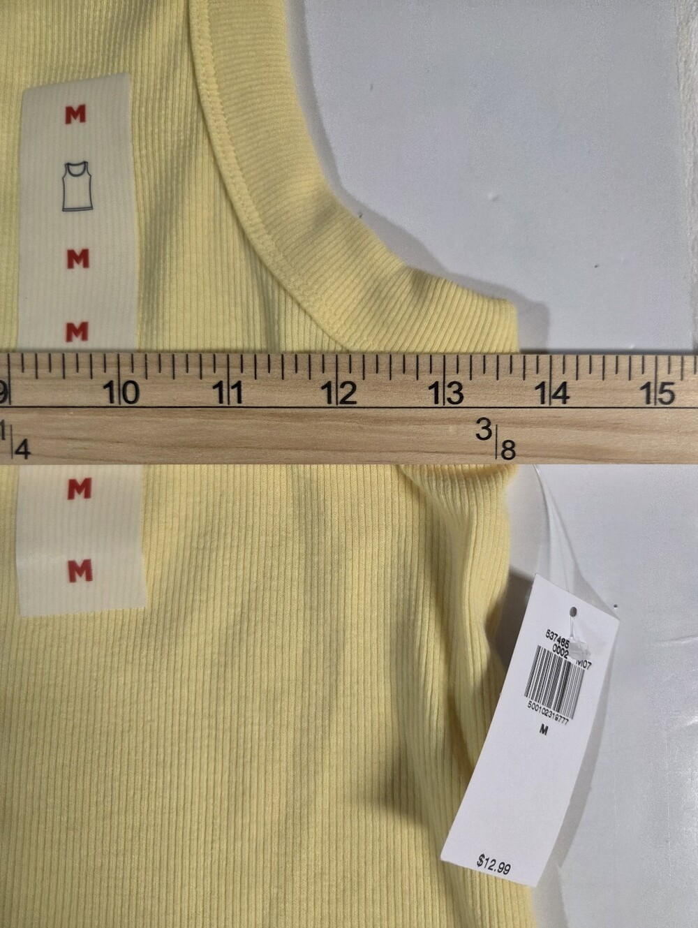 π NWT Old Navy Yellow Ribbed Tank - Picture 6 of 8